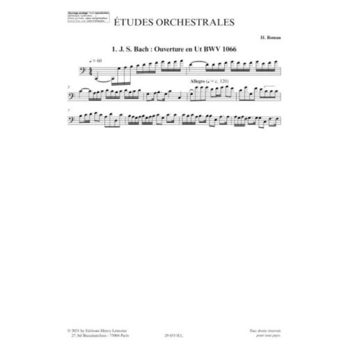 Roman, Henri - Etudes orchestrales