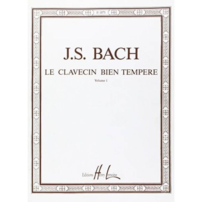 Bach, Johann Sebastian - Le Clavier bien tempéré Vol.1