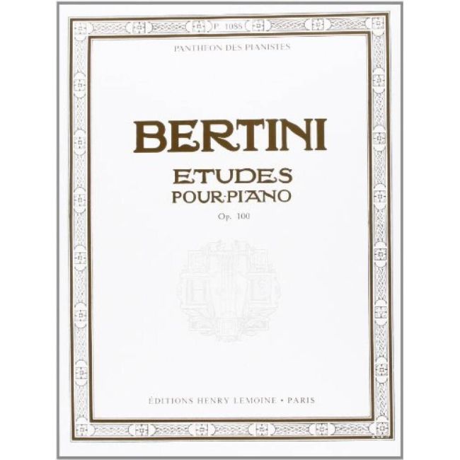 Bertini, Henri - Etudes (25) Op.100 pour piano