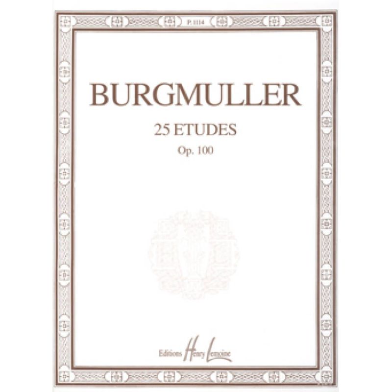 Burgmüller, Friedrich - Etudes (25) Op.100