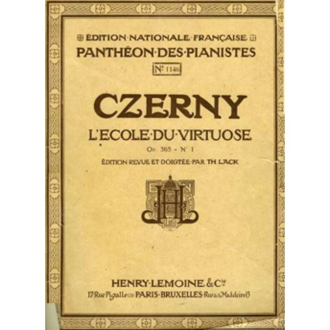 Czerny, Carl - Ecole du virtuose Op.365 n°1
