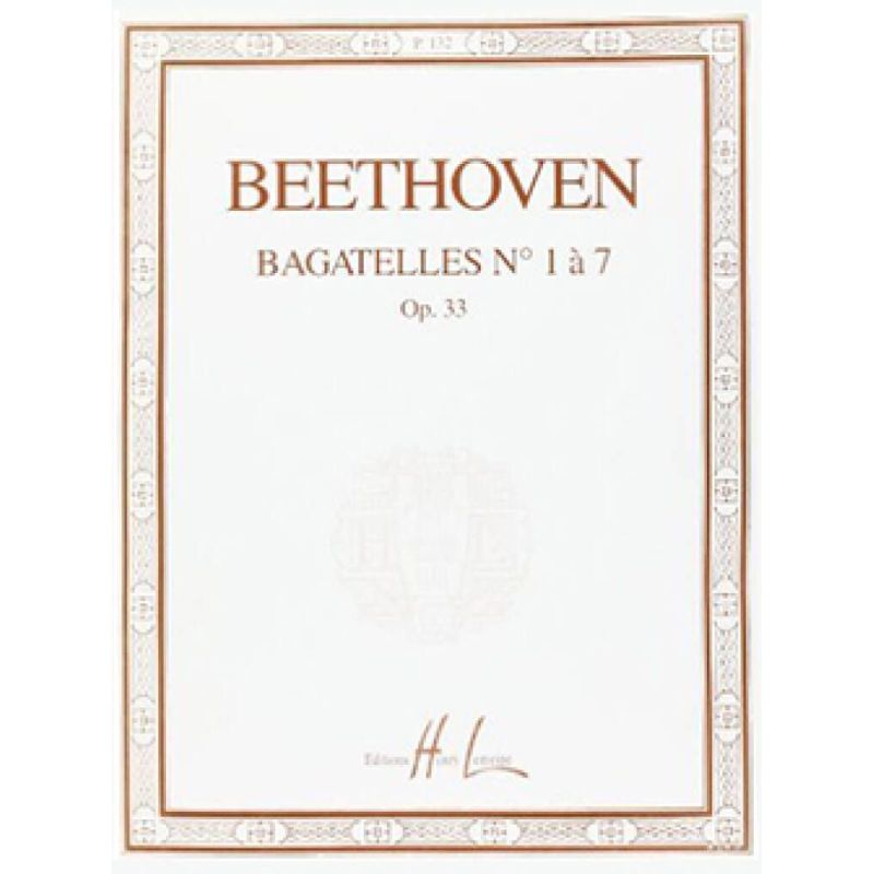Beethoven, Ludwig van - Bagatelles (7) Op.33