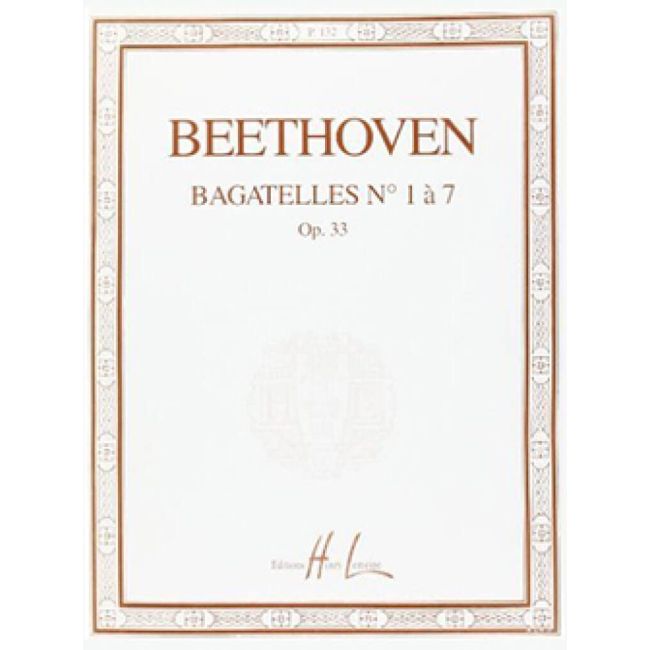 Beethoven, Ludwig van - Bagatelles (7) Op.33