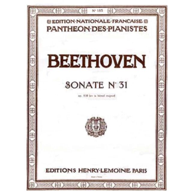 Beethoven, Ludwig van - Sonate n°31 en lab maj. Op.110