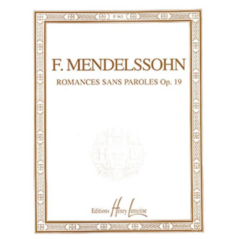 Bartholdy, Felix Mendelssohn - Romances sans paroles