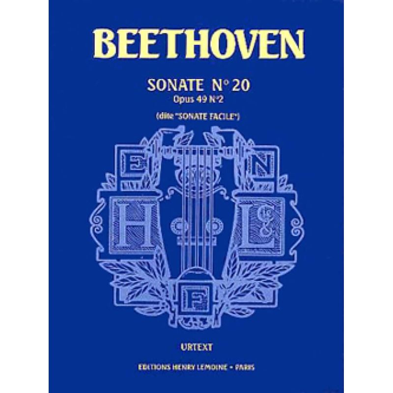 Beethoven, Ludwig van - Sonate n°20 Facile Op.49 n°2