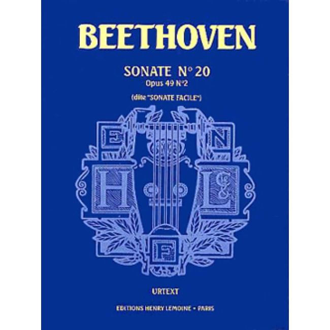 Beethoven, Ludwig van - Sonate n°20 Facile Op.49 n°2