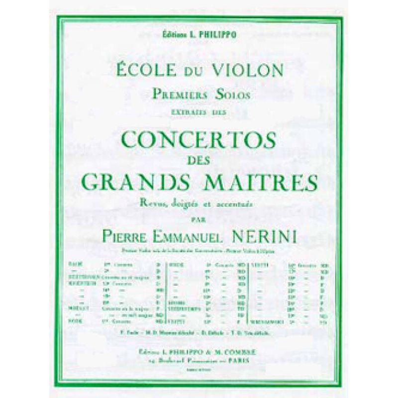 Viotti, Giovanni Battista - Solo n°1 du concerto n°14