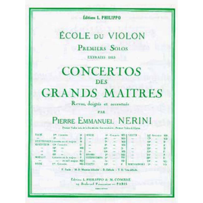 Viotti, Giovanni Battista - Solo n°1 du concerto n°14