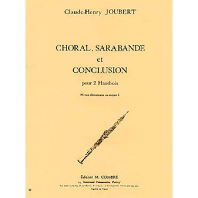 Joubert, Claude-Henry - Choral sarabande et conclusion
