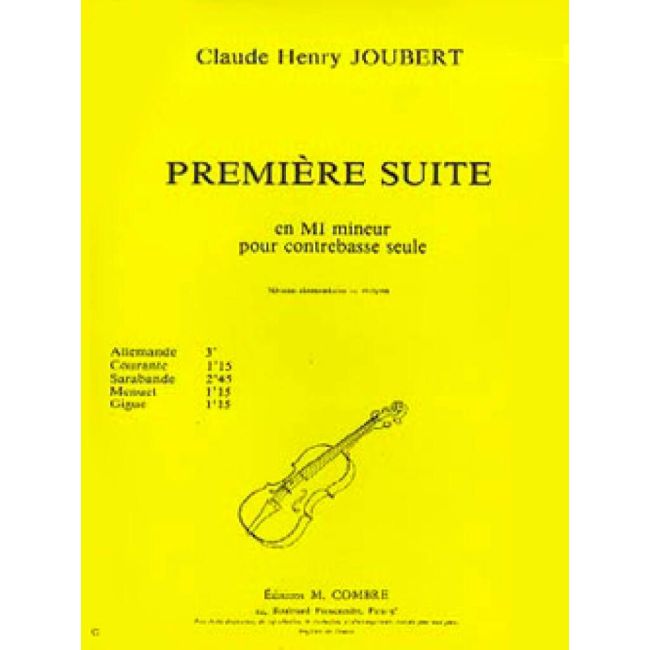 Joubert, Claude-Henry - Suite n°1 en mi min.