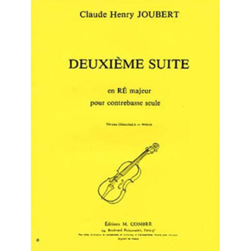 Joubert, Claude-Henry - Suite n°2 en ré maj.