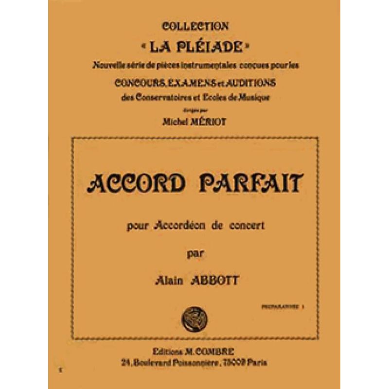 Abaco, Evaristo Felice dall' - Accord parfait