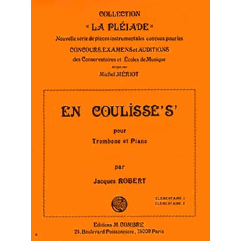 Robert, Jacques - En coulisse's