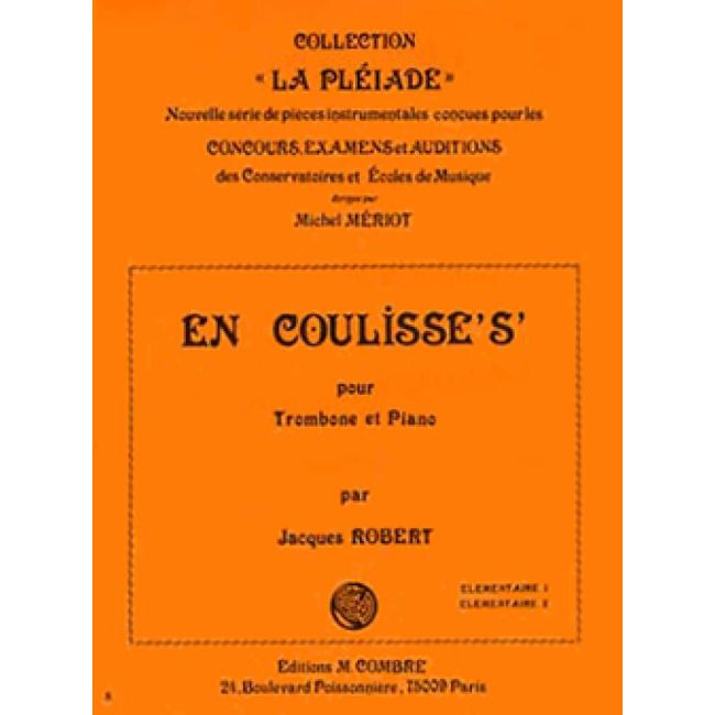 Robert, Jacques - En coulisse's