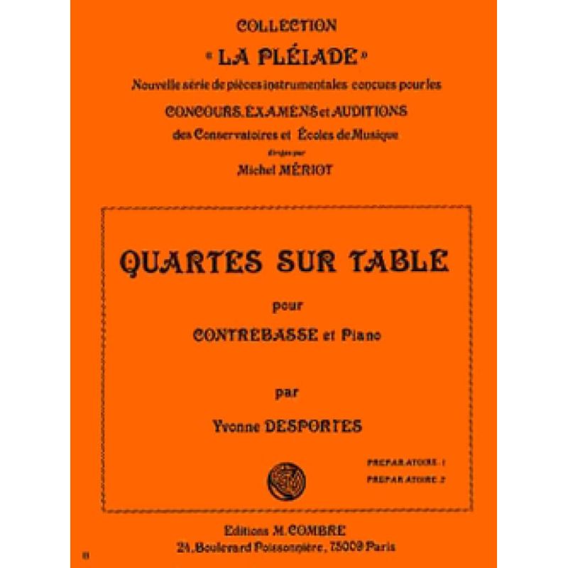 Desportes, Yvonne - Quartes sur table