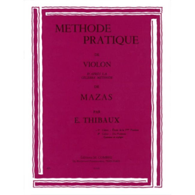 Thibaux, E. - Méthode d'après Mazas Vol.1