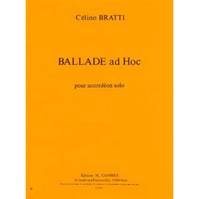 Bratti, Celino - Ballade ad hoc