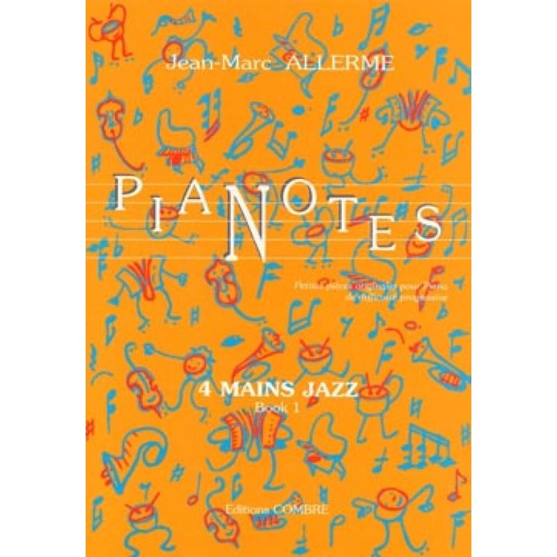 Allerme, Jean-Marc - Pianotes 4 mains Jazz Book 1
