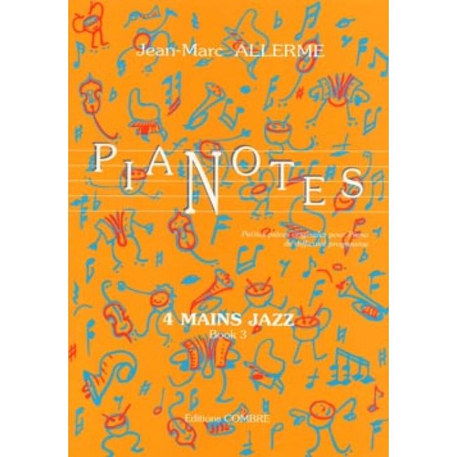 Allerme, Jean-Marc - Pianotes 4 mains Jazz Book 3