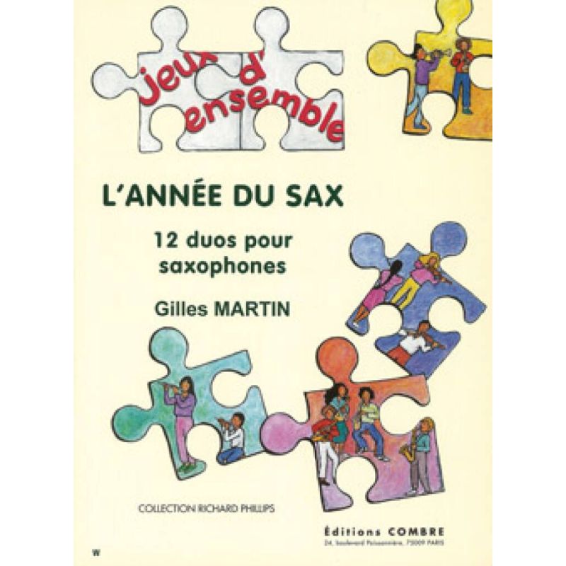 Martin, Gilles - L'Année du sax (12 duos)