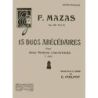 Mazas, Jacques-Féréol - Duos abécédaires (15) Op.85b
