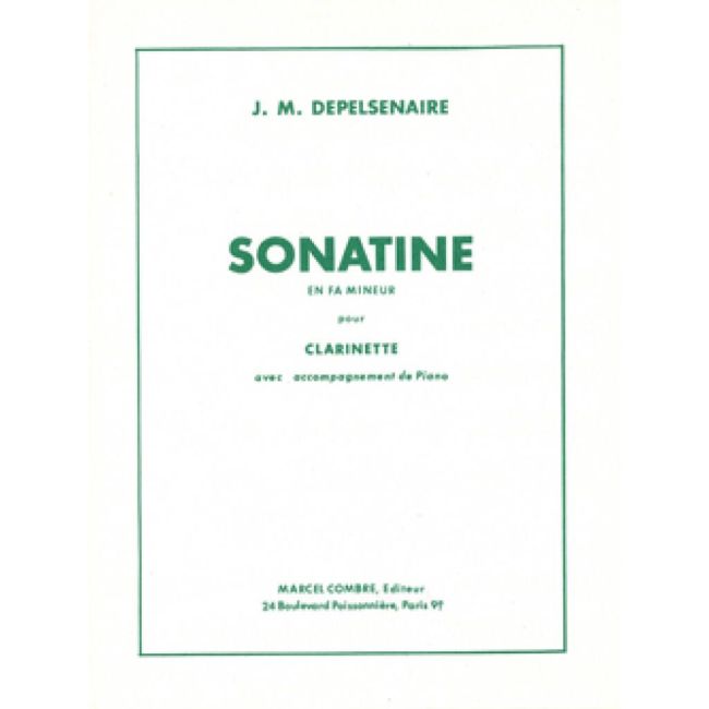 Depelsenaire, Jean-Marie - Sonatine fa min.