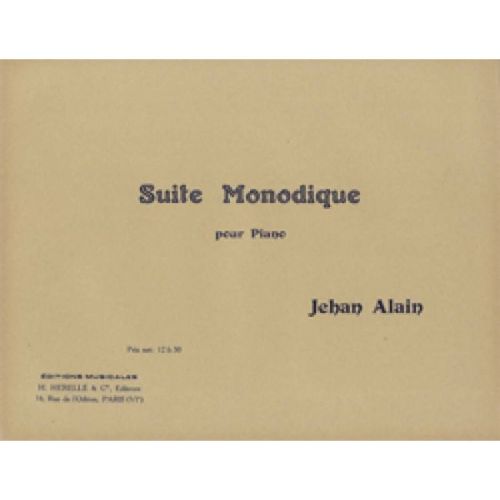 Alain, Jehan - Suite monodique