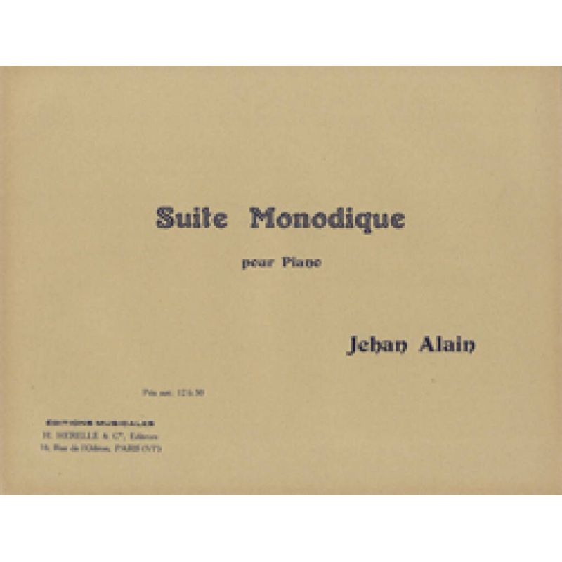 Alain, Jehan - Suite monodique