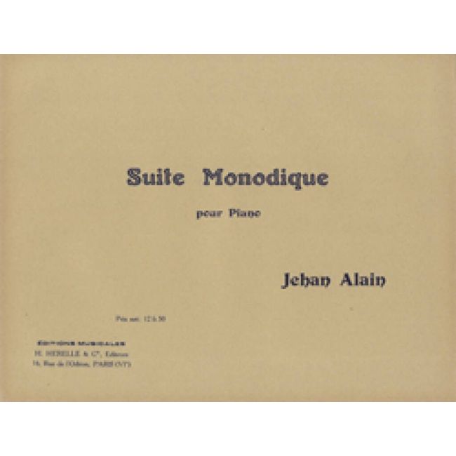 Alain, Jehan - Suite monodique