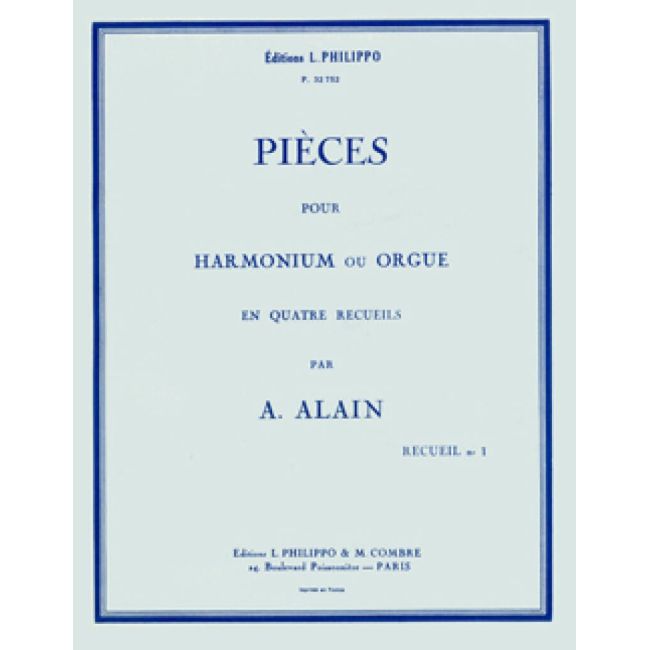 Alain, Albert - Pièces - 1° recueil (20 petites pièces)
