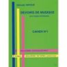 Mayeur, Edmond - Devoirs de musique cahier 1