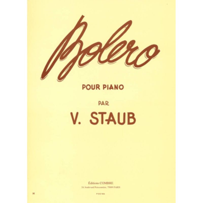 Staub, Victor - Boléro