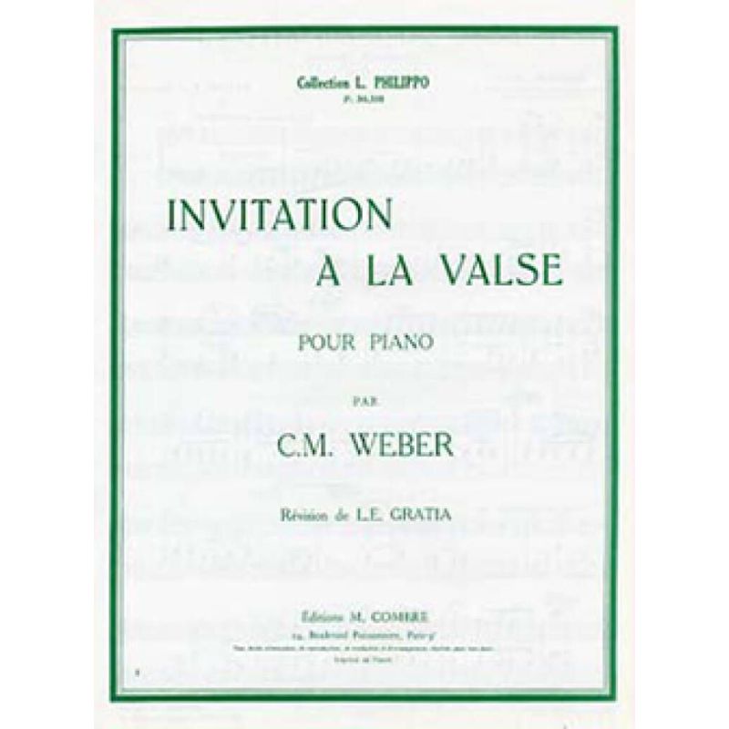 Weber, Carl Maria von - Invitation à la valse Op.65