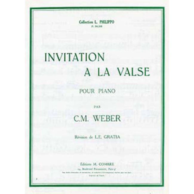 Weber, Carl Maria von - Invitation à la valse Op.65