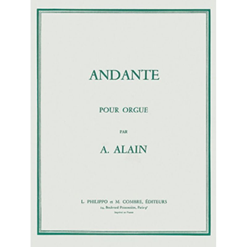 Alain, Albert - Andante