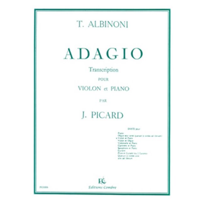 Albinoni, Tomaso - Adagio