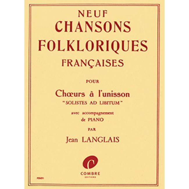 Langlais, Jean - Chansons folkloriques françaises (9)