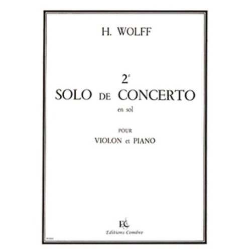 Wolff, H. - Solo de...