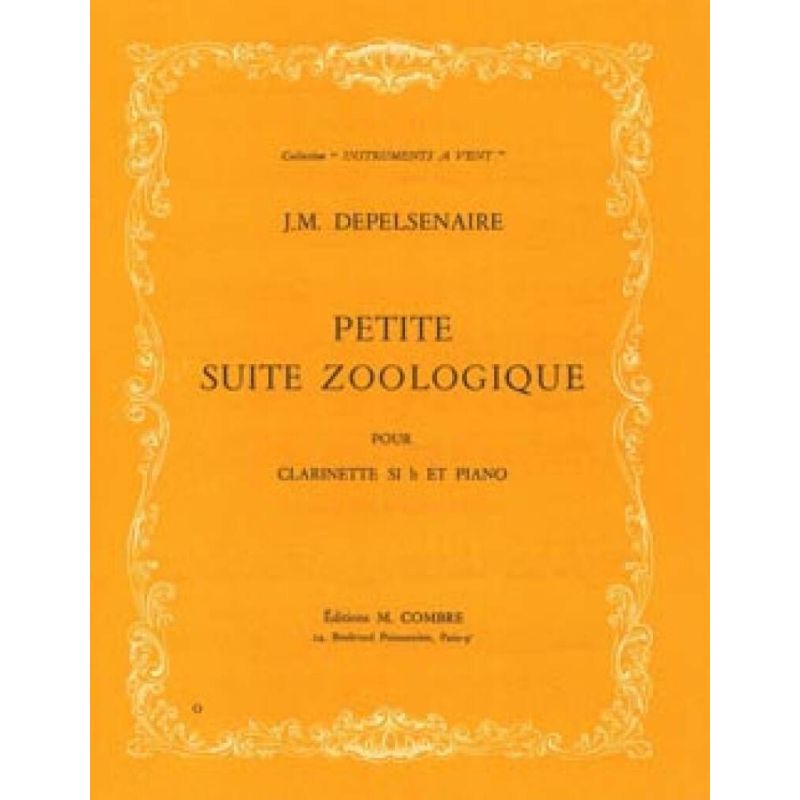 Depelsenaire, Jean-Marie - Petite suite zoologique