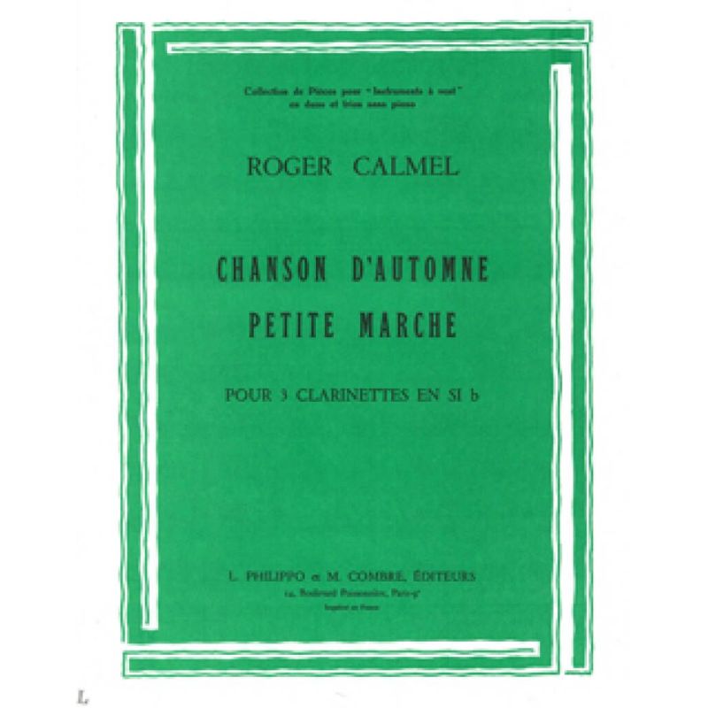 Calmel, Roger - Chanson automne - petite marche