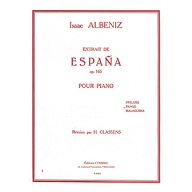Albéniz, Isaac - Espana Op.165 Tango