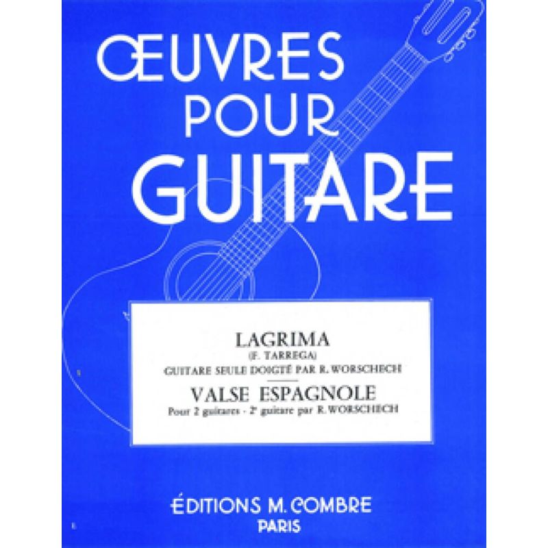 Tárrega, Francisco - Lagrima - Valse espagnole
