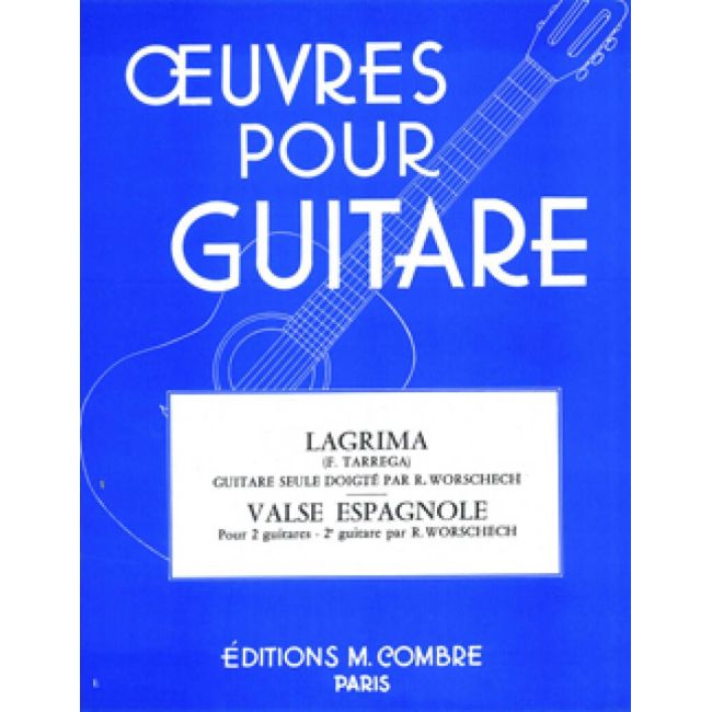 Tárrega, Francisco - Lagrima - Valse espagnole