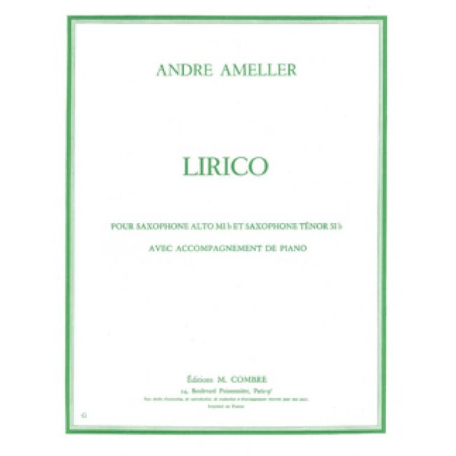 Ameller, André - Lirico