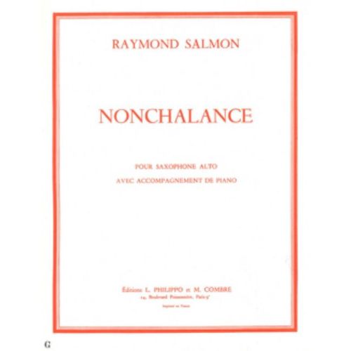 Salmon, Raymond - Nonchalance