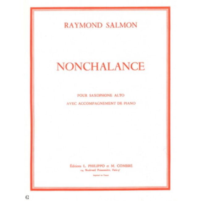 Salmon, Raymond - Nonchalance