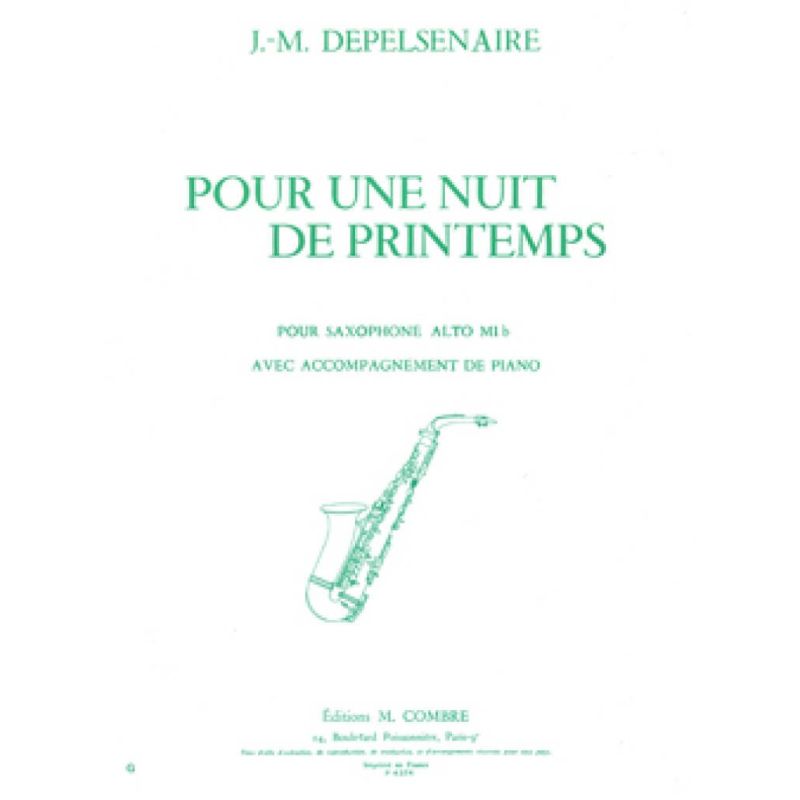 Depelsenaire, Jean-Marie - Pour une nuit de printemps