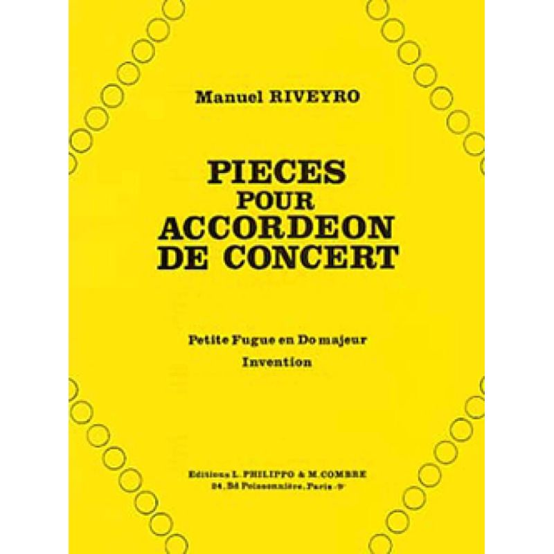 Riveyro, M. - Petite fugue en do maj. et invention