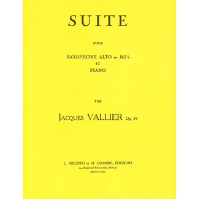 Vallier, Jacques - Suite Op.59